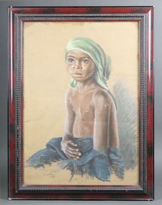 Paul Jean MARTEL (1879-1944) Fillette M'Pongue