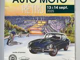 an image of a poster for a car show with a picture of an old car