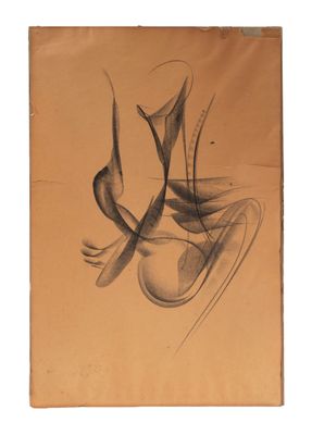 un vieux dessin représentant une femme assise sur une chaise, les jambes croisées