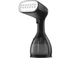 a close up of a black and white blender on a white background