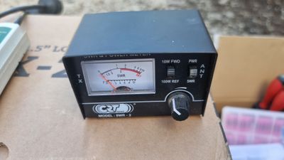 a radio that is sitting on top of a box