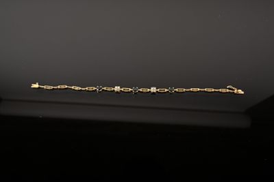 Bracelet en or jaune 750/1000ème à maille géométrique - Élégance intemporelle