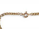 an image of a close up of a chain bracelet on a white background