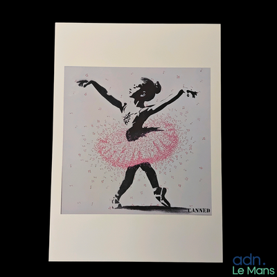 a picture of a picture of a girl in a tutu skirt