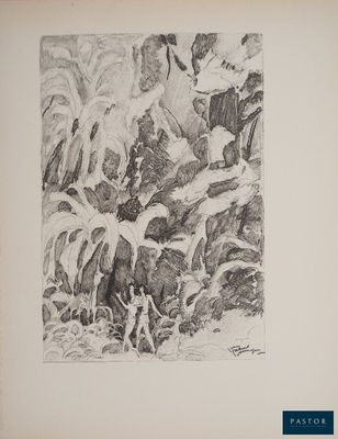 un dessin en noir et blanc représentant un troupeau de bovins