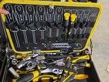 a tool kit in a tool case on the floor
