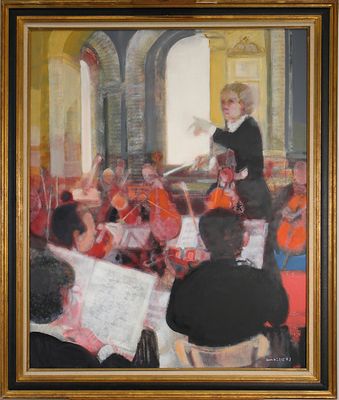Paul AMBILLE (1930-2010) "Au Concert"