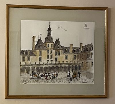 une photo d'un bâtiment sur lequel se trouve une horloge