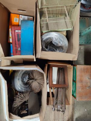 a lot of boxes that are stacked on top of each other