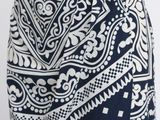 a close up of a black and white skirt on a mannequin mannequin