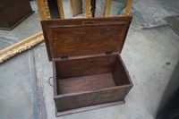 mallette de style colonial - ornée de ferrures en cuivre - 3… (photo 3)