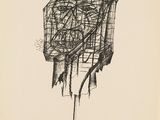 an image of a drawing of a piece of art on a stand