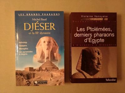 Histoire et civilisation égyptienne : 1 lot de 7 livres.