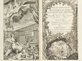 deux pages d'un vieux livre comportant des illustrations