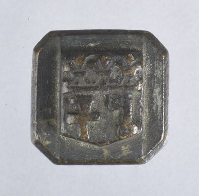 Poids de ville de NARBONNE en bronze d'une demi-livre. Gaill… - Photo 1