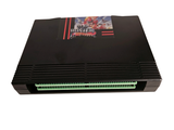 a black box with a game on it on a white surface