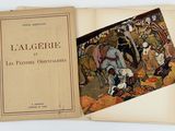 a book with a picture of people and animals on it