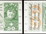 deux images différentes d'un billet de cinquante dollars vert et blanc