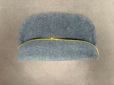 an image of a blue hat sitting on top of a table