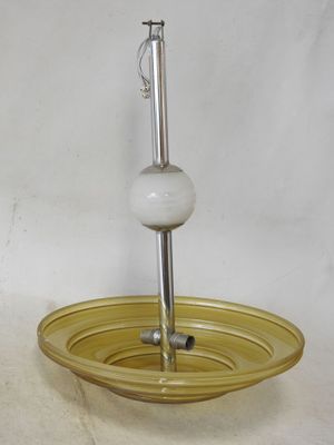 Travail des années 40 Suspension à structure tubulaire en mé…