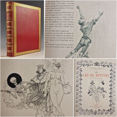 four different pictures of a book with a picture of a man and a woman