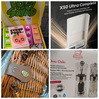 de nombreux articles variés exposés dans le magasin