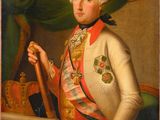 a painting of a man in uniform holding a scroll