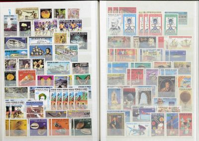 a book with a bunch of stamps on it
