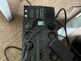 a power strip that is plugged into the wall
