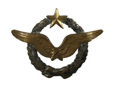 une image représentant un insigne surmonté d'une étoile