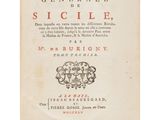 an old book with the title of a poem written in french