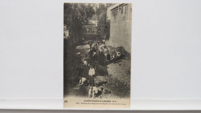 GFA PM 1895. Aubusson. Soldats d’un Régiment de Dépôt à la Corvée...
