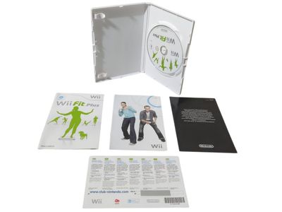 WII - NINTENDO - Wii Fit Plus - Jeu + boîte + notices - Ce lot chez vo