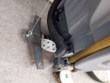 a close up of a motor that is on the ground