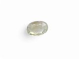a green sapphire stone on a white background