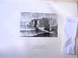 a picture of a picture of a castle on the wall
