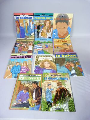 une pile de livres pour enfants posée sur une table