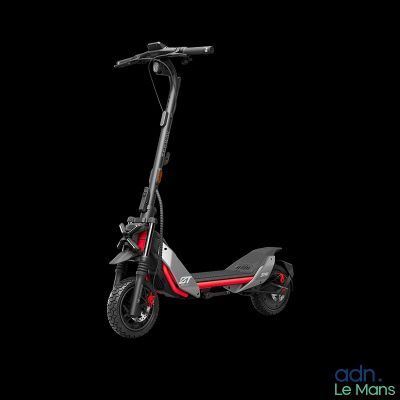 an image of a scooter is shown against a black background