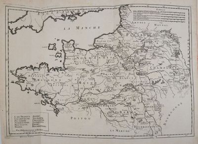 une vieille carte du royaume d'Angleterre et d'Écosse