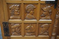 grande armoire de style flamand - chêne - richement sculptée… (photo 4)