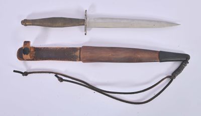 three different types of knives on a white surface