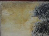 a picture of a painting of a tree on the wall
