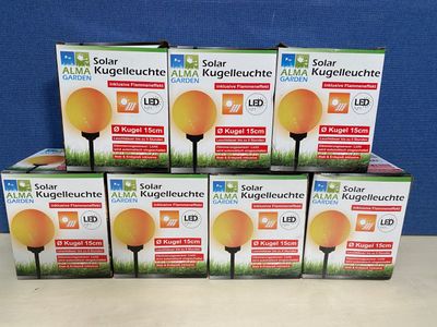 (x7) ALMA GARDEN - Lampe led Solaire de jardin pour allée lu… - Photo 1