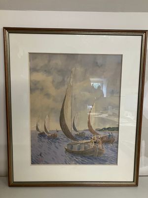 VOVANKY (XXe siècle) : "paysage du Vietnam" deux peintures s…