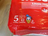 a close up of a bag of diapers on a table