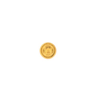 l'image d'une pièce d'or sur laquelle figure l'image d'un homme