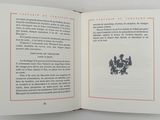 an open book with a picture of a group of people on it