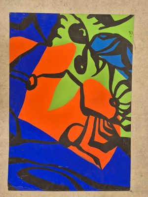 une image d'un tableau représentant un homme et une femme