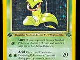une photo d'une carte Pokémon sur laquelle figure Victrebel