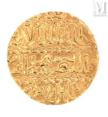 an image of a gold coin with writing on it
